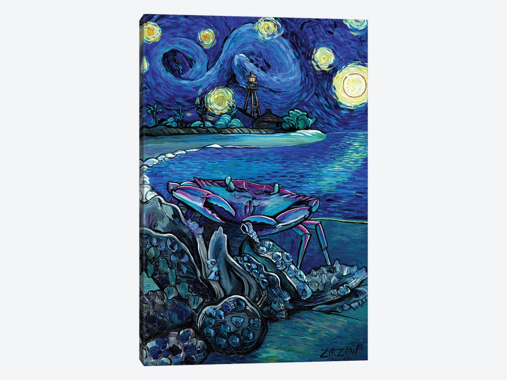 The Crab And The Oyster by Amanda Zirzow 1-piece Canvas Art