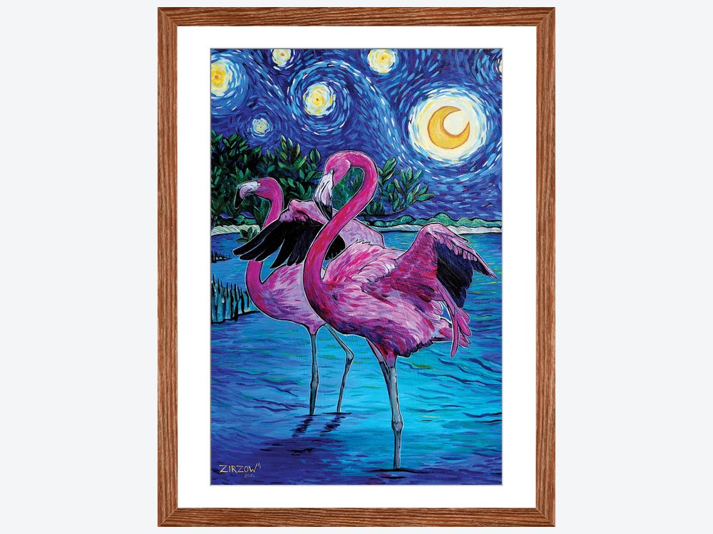 Starry Night Gem Art Print by printosaurus