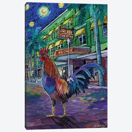 To Get To The Other Side (Downtown Fort Myers Arcade) Canvas Print #AZW16} by Amanda Zirzow Art Print