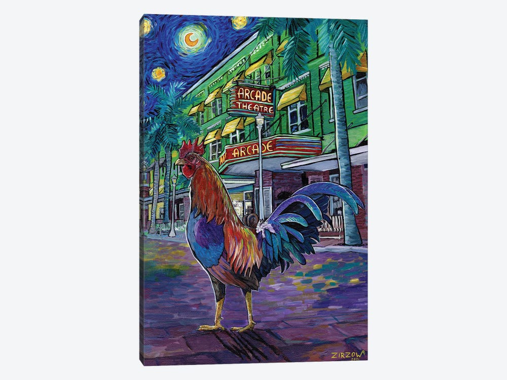 To Get To The Other Side (Downtown Fort Myers Arcade) by Amanda Zirzow 1-piece Canvas Art