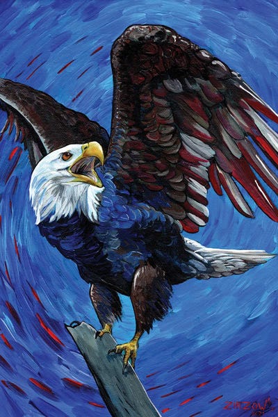 Amanda Zirzow: Old Glory Eagle by Amanda Zirzow