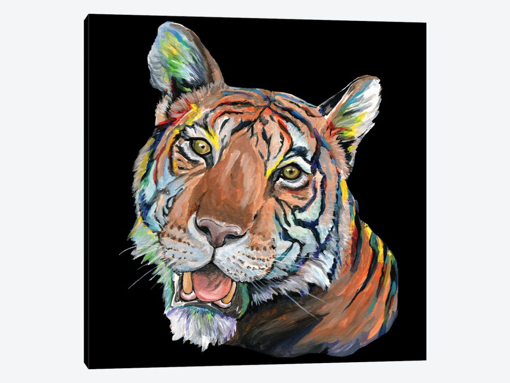 Tiger by Amanda Zirzow 1-piece Canvas Print