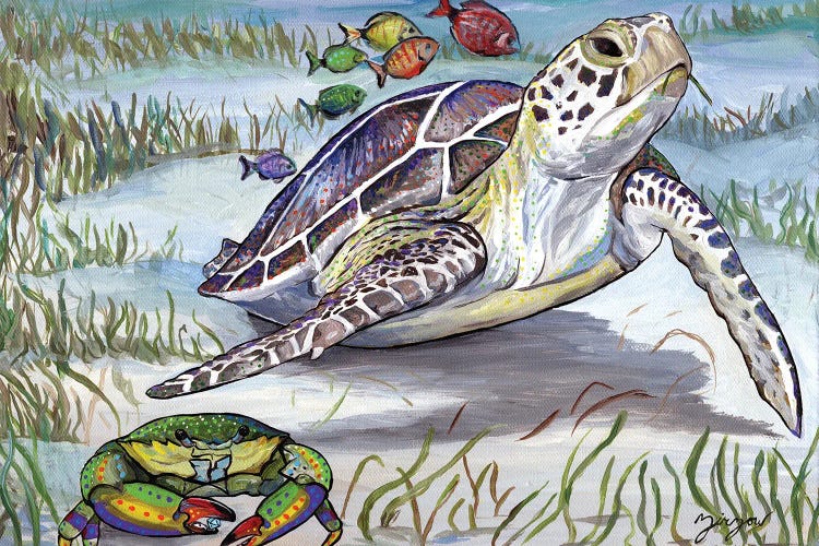 The Crab And The Jewel by Amanda Zirzow wall art