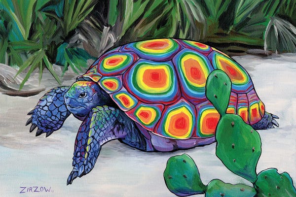 Chromatic Kingdom: Bob Walker (Gopher Tortoise) by Amanda Zirzow