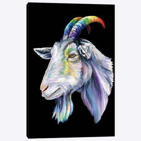 Goat Canvas Print #AZW37} by Amanda Zirzow Canvas Print