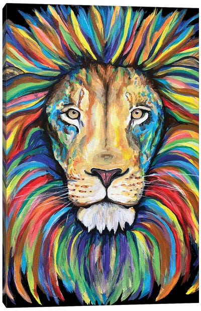 Lion Canvas Art Print - Amanda Zirzow