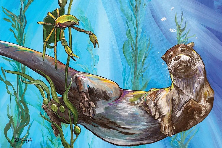 The Sea Otter And The Kelp Crab