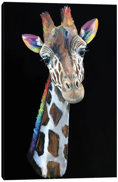 Giraffe Canvas Art Print - Amanda Zirzow