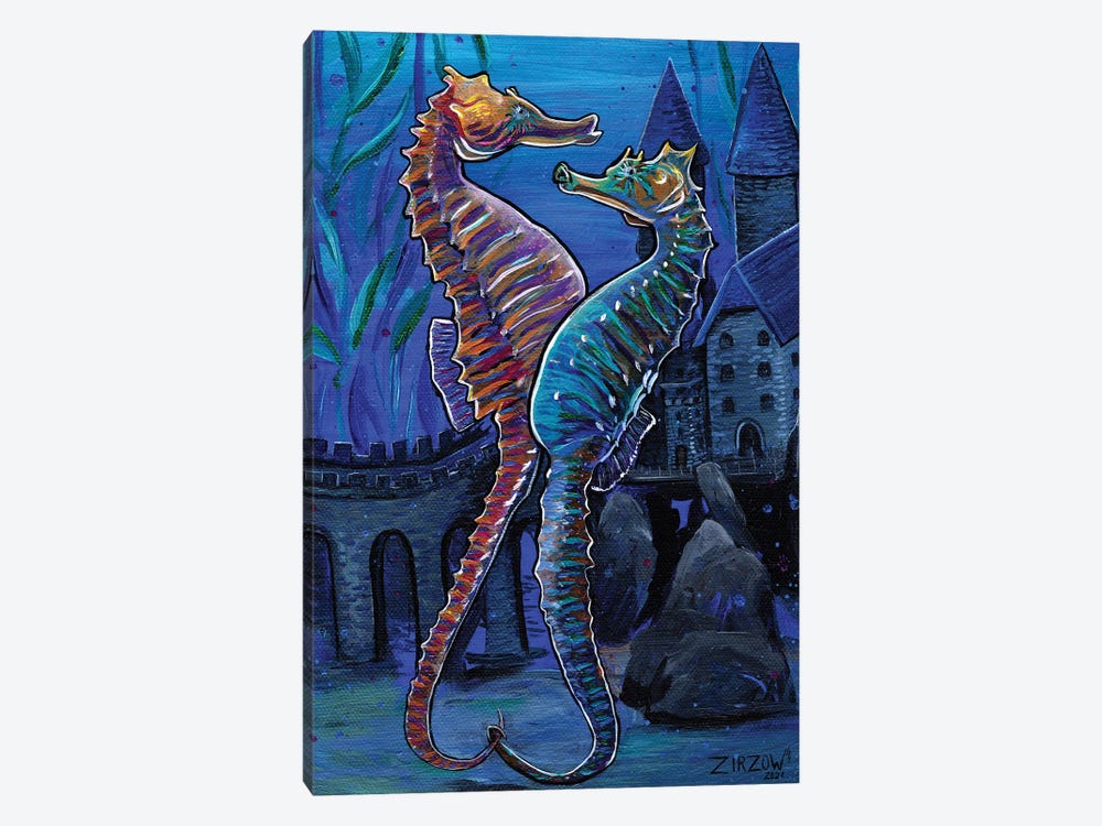 Seahorse Serenade by Amanda Zirzow 1-piece Art Print