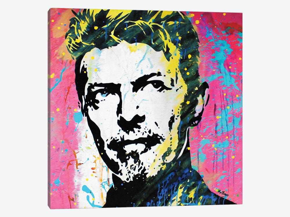 David Bowie: The Man Who Changed The World by MR BABES 1-piece Canvas Art