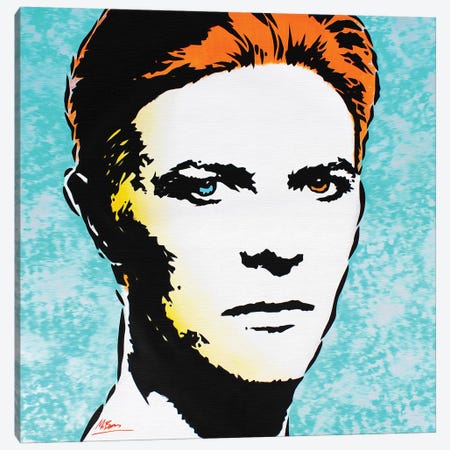David Bowie: The Man Who Fell To Earth Canvas Print #BAE14} by MR BABES Canvas Art Print