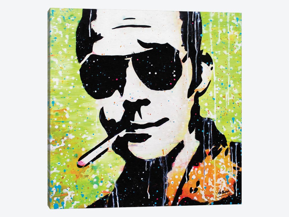 Hunter S. Thompson by MR BABES 1-piece Canvas Art