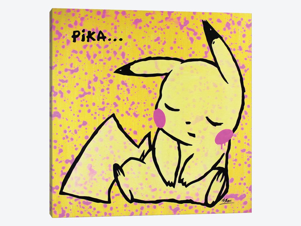Pokemon Pikachu Canvas Print By Mr Babes Icanvas