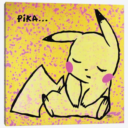 Pokemon: Pikachu Canvas Print #BAE26} by MR BABES Canvas Artwork