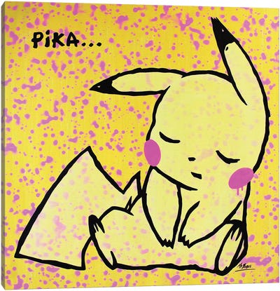 Pokemon: Pikachu Canvas Art Print - Mellow Yellow