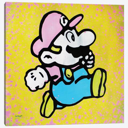 Super Mario Canvas Print #BAE28} by MR BABES Canvas Print