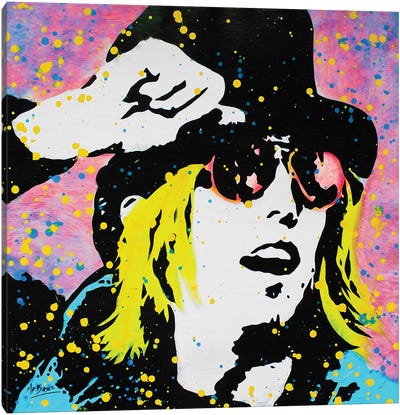 Tom Petty Canvas Art Print - Music Art