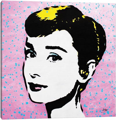 Audrey Hepburn Canvas Art Print - MR BABES