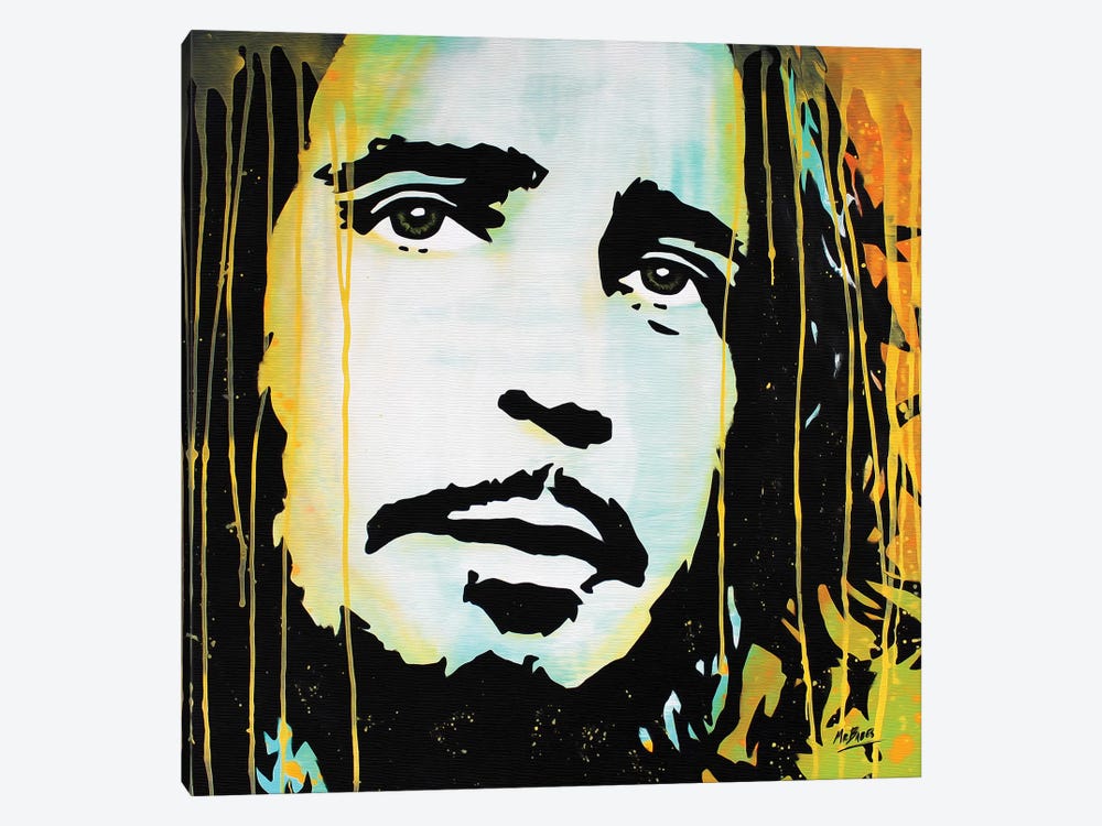 Chris Cornell by MR BABES 1-piece Canvas Wall Art