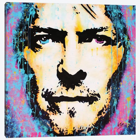 David Bowie: Legend Canvas Print #BAE9} by MR BABES Canvas Art