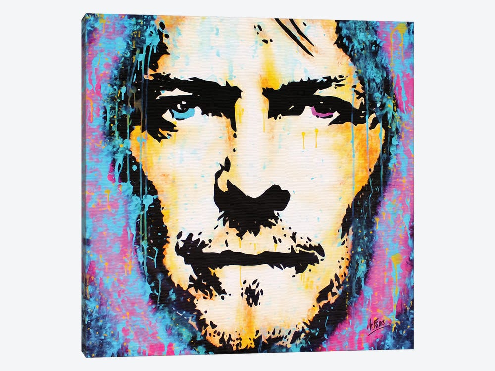 David Bowie: Legend by MR BABES 1-piece Canvas Artwork