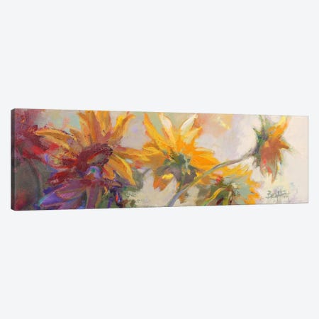 Three Long Blossoms Canvas Print #BAF6} by Beth A. Forst Canvas Wall Art