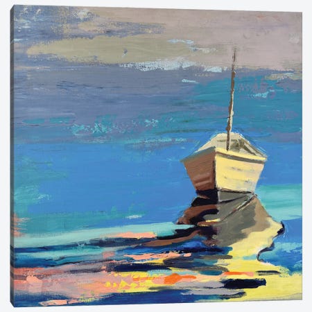 Blue Bay Canvas Print #BAF9} by Beth A. Forst Canvas Art Print