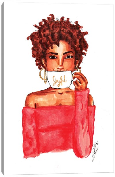Joyful Mug Canvas Art Print - Brooke Ashley