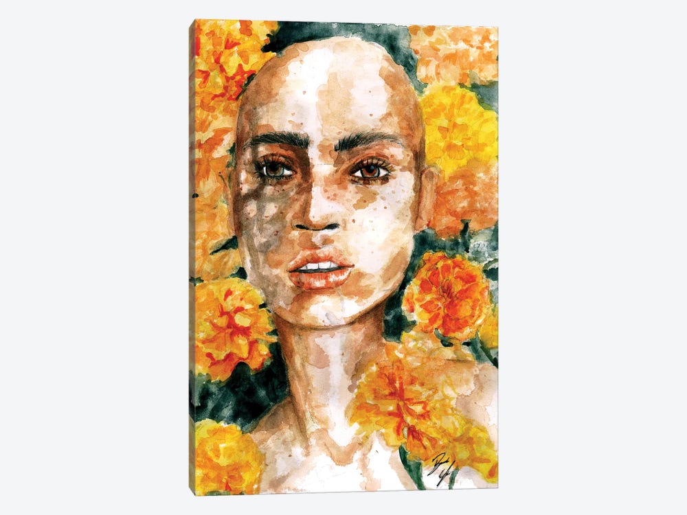 Marigold  by Brooke Ashley 1-piece Canvas Art Print