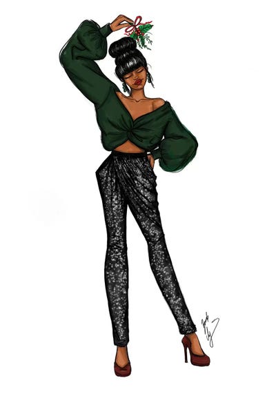 Seasonal Glam: Mistletoe by Brooke Ashley