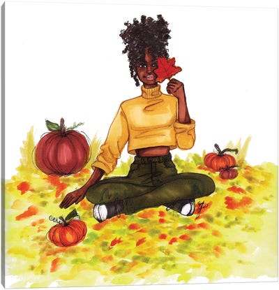 Autumn Leaves Canvas Art Print - Brooke Ashley
