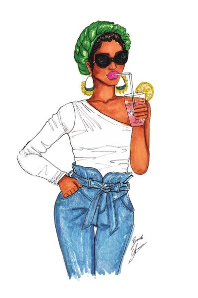 Pink Lemonade by Brooke Ashley art print