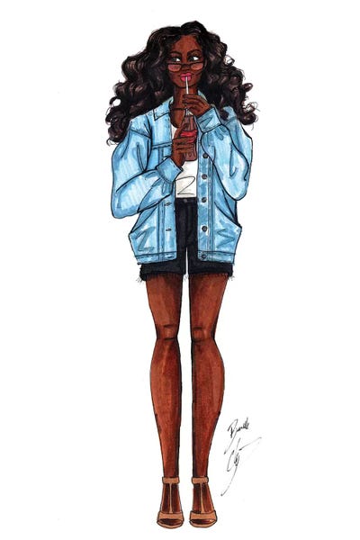 Summer Denim  by Brooke Ashley art print