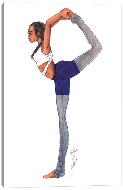 Yoga Girl Canvas Art Print - Brooke Ashley