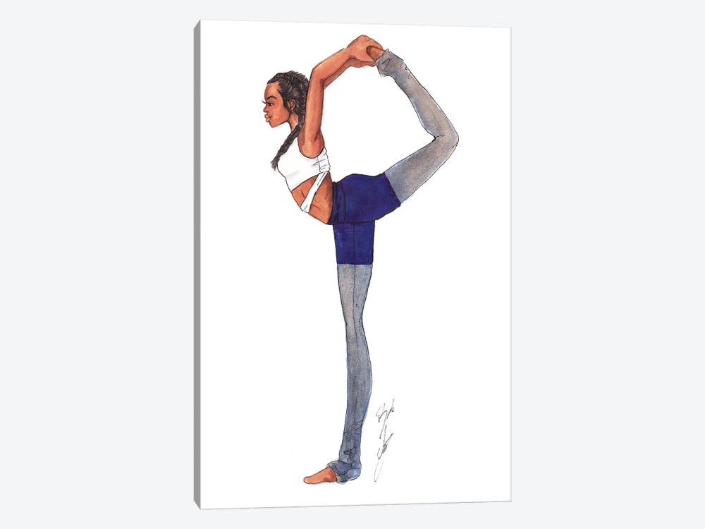 Yoga Girl by Brooke Ashley 1-piece Canvas Art