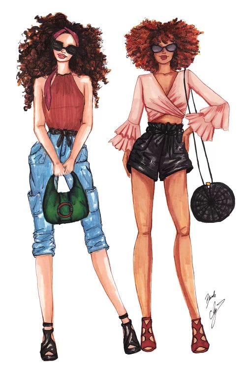 City Girls by Brooke Ashley wall art