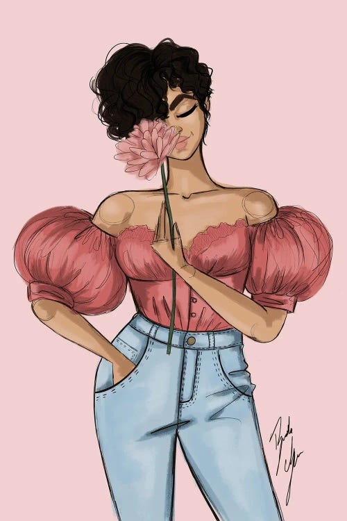 Sweet Carnations by Brooke Ashley wall art