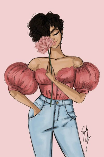 Women's Tops: Sweet Carnations by Brooke Ashley