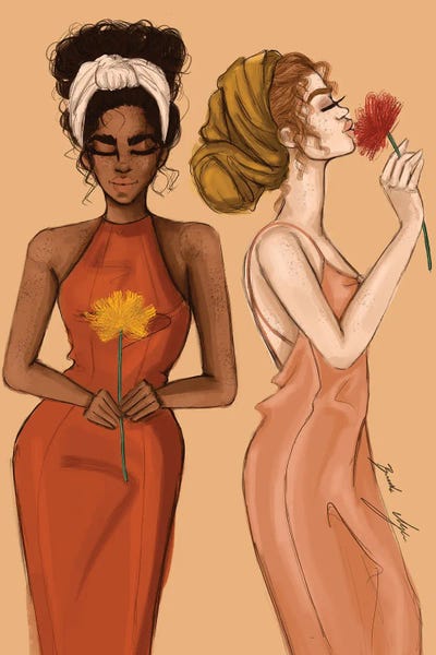 In Full Bloom by Brooke Ashley framed canvas print