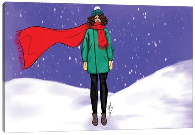 Let It Snow Canvas Art Print - Brooke Ashley