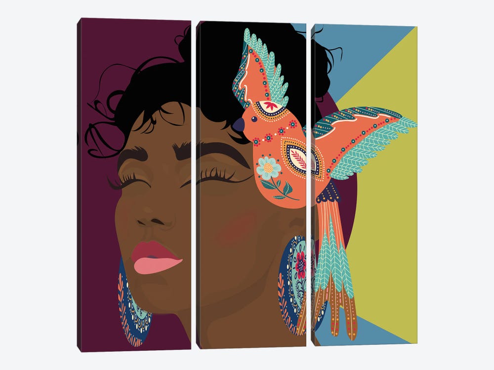 I Can Fly So High by Brandie Adams-Piphus 3-piece Canvas Artwork