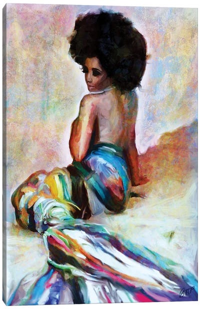 Cove Canvas Art Print - Mermaid Art