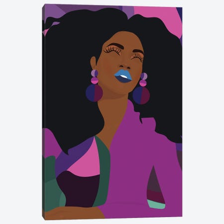 Purple Fusion Canvas Print #BAP65} by Brandie Adams-Piphus Canvas Art Print