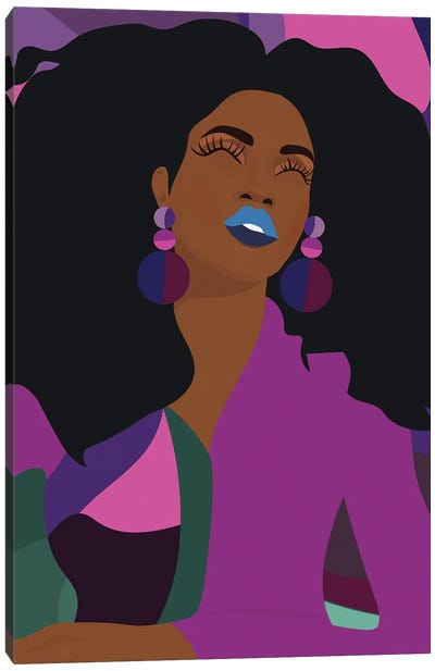 Purple Fusion Canvas Art Print - Brandie Adams-Piphus