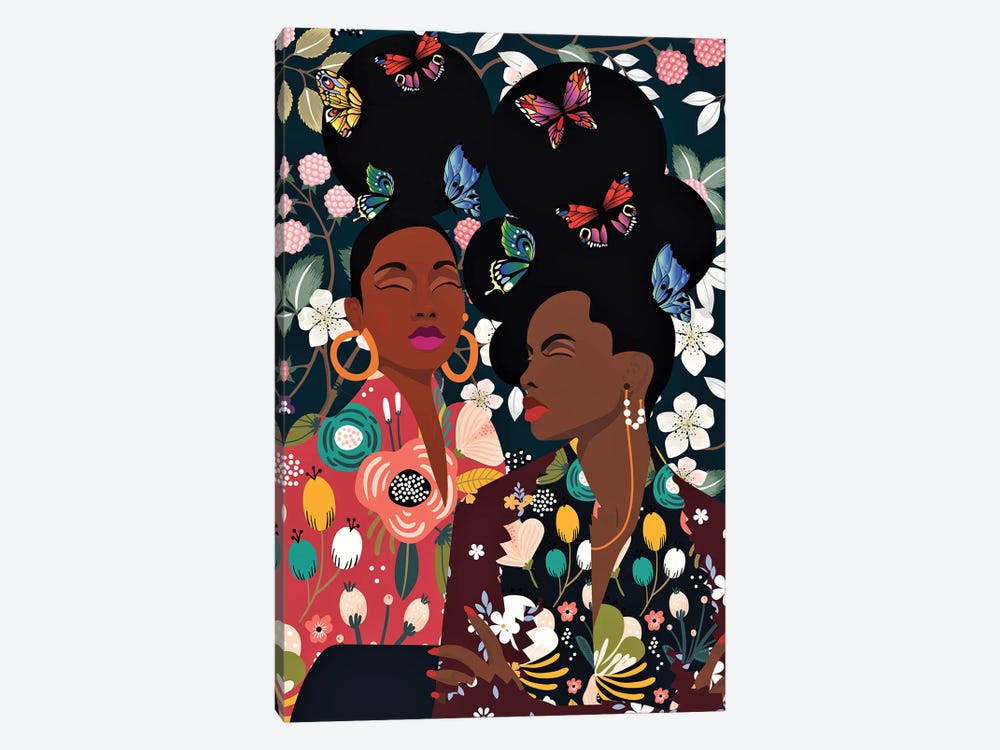 My Sister And I by Brandie Adams-Piphus 1-piece Art Print