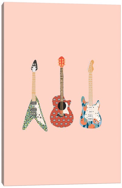 Guitars Canvas Art Print