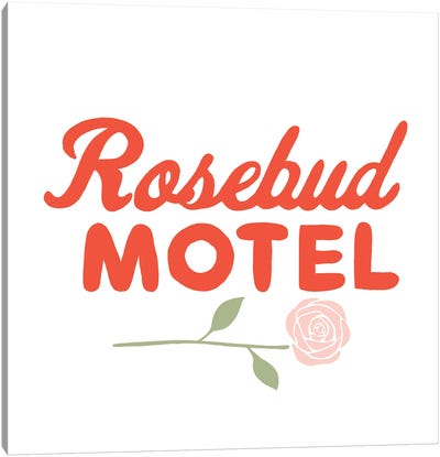 Rosebud Motel Canvas Art Print - Schitt's Creek