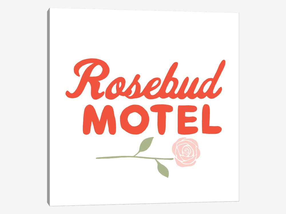 Rosebud Motel by The Beau Studio 1-piece Art Print