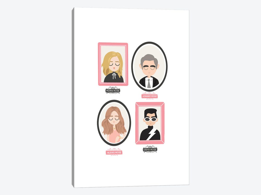 The Rose Family by The Beau Studio 1-piece Art Print