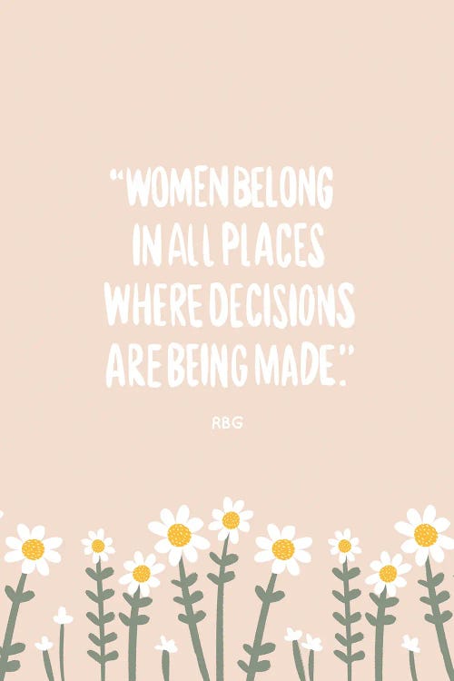 Women Belong Quote